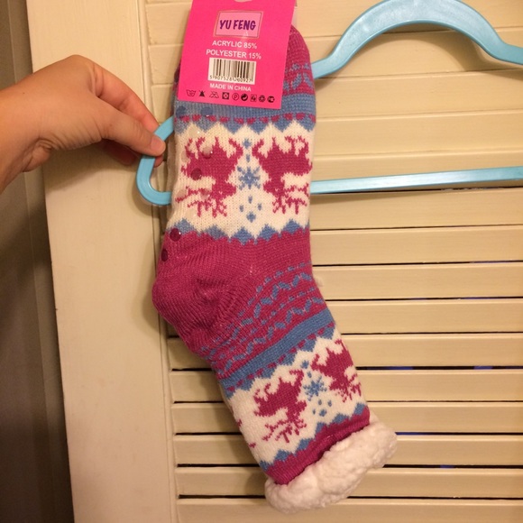 Thermos Christmas Socks- Reindeers & Snowflakes - Picture 2 of 5